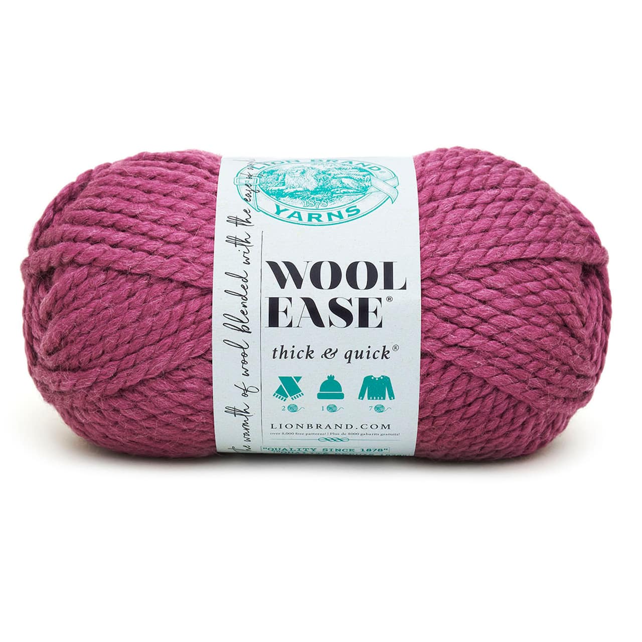 15 Pack: Lion Brand® Wool-Ease® Thick & Quick® Yarn, Solids